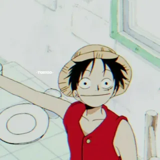 🤌 Luffy One Piece one piece, luffy, anime, manga, słomkowy kapelusz, kreskówka whatsapp sticker