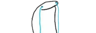 🧸 crying, sad, meme, emotional, tears telegram sticker