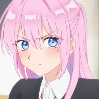 🍧 Anime, Manga, Mädchen, Pinke Haare, Süß, Charakter telegram sticker