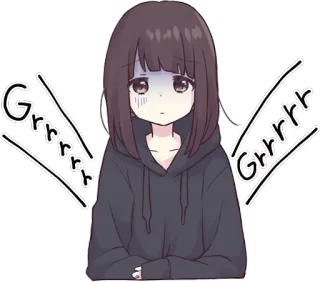 Menhera-chan. 3 ENG :: @line_stickers telegram stickers