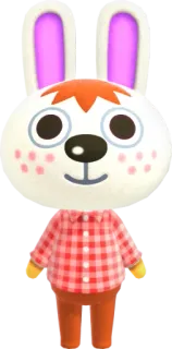 🐇 Coco Animal Crossing coco, animal crossing, hase, bewohner, videospiel telegram sticker