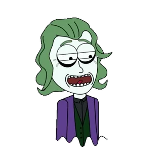 😂 Joker Joker, kartun, penjahat, DC Comics, karakter telegram sticker