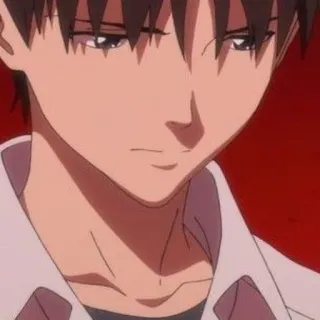 🙁 Shinji Ikari Neon Genesis Evangelion アニメ, キャラクター, エヴァンゲリオン, シンジ, 碇 telegram sticker