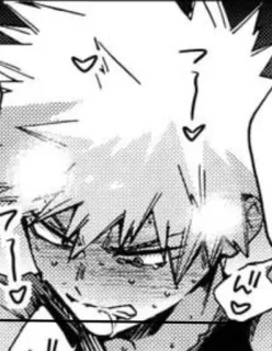 💫 Katsuki Bakugo My Hero Academia Anime, Manga, Bakugo, My Hero Academia, Charakter telegram sticker