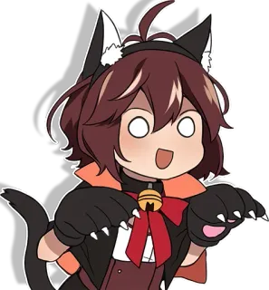 🐶 Anime, Manga, Gatto, Kawaii, Carino, Personaggio telegram sticker