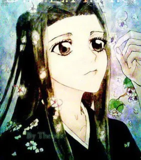 🌺 D. ELIARK anime, vẽ, cô gái, hoa, fanart telegram sticker