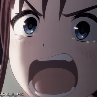 ๐คฌ Hitori Gotoh Bocchi the Rock! vix_x_fox bocchi the rock, hitori gotoh, anime girl, crying, shouting, angry, sticker whatsapp sticker