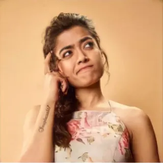 🤔 Sushanth417 denken, frau, indisch, tätowierung telegram sticker
