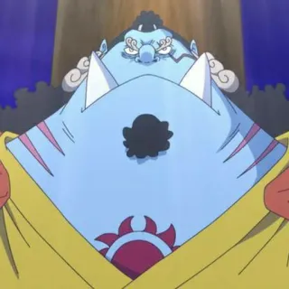 🐟 Jinbe One Piece ジンベエ, ワンピース, アニメ, 漫画, 魚人, 海賊, キャラクター telegram sticker