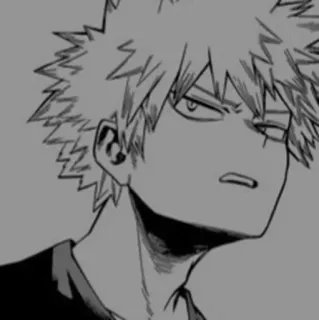 🩹 Bakugo Katsuki My Hero Academia Anime, Manga, Katsuki Bakugo, My Hero Academia, Charakter telegram sticker