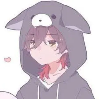 ❤️ Anime, Niedlich, Cartoon, Hoodie, Bär telegram sticker