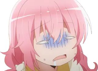 😵 Anime, Manga, Cartone animato, Personaggio, Emotivo, Espressione, Carino telegram sticker