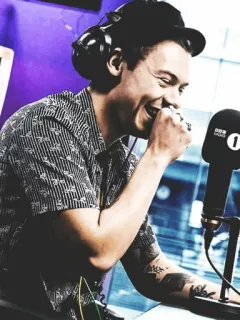 💵 Harry Styles harry styles, chanteur, célébrité, musicien, pop star, radio telegram sticker