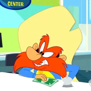 🥕 Yosemite Sam Looney Tunes Dibujo animado, Personaje, Sam Bigotes, Looney Tunes, Enojado telegram sticker