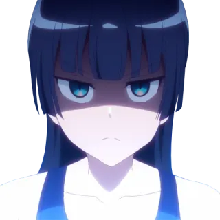 😡 Аниме, Женщина, Злая, Выражение лица telegram sticker