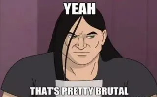 Brutal! :: @deathmetalguy telegram stickers