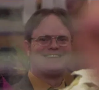 😃 Dwight Schrute The Office the office, dwight, série tv, comédie telegram sticker