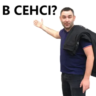 👎 В СЕНСІ? telegram sticker