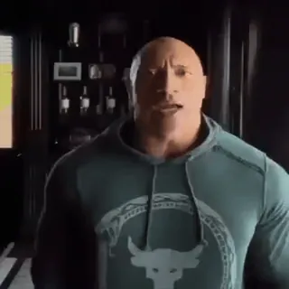 🗣️ The Rock Dwayne Johnson, Acteur, Célébrité, The Rock whatsapp sticker