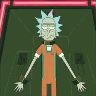 😐 Rick Sanchez Rick and Morty Rick and Morty, Phim hoạt hình, Rick Sanchez, Series hoạt hình, Adult Swim, Khoa học viễn tưởng telegram sticker