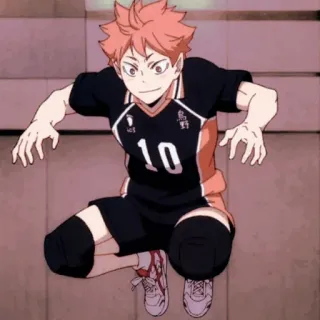🏐 Hinata Shoyo Haikyuu!! Anime, Haikyuu!!, Hinata Shoyo, Volleyball, Sport, Personnage whatsapp sticker