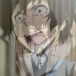 😵 Animé, Choc, Peur, Drôle, Niais, Fou telegram sticker