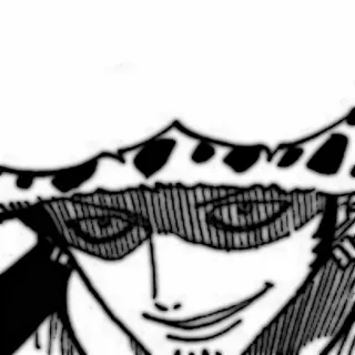 🗯 Trafalgar Law One Piece Anime, One Piece, Trafalgar Law, Manga telegram sticker