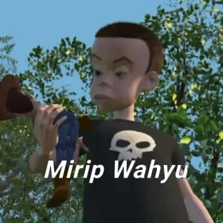 🤨 Sid Phillips Toy Story Mirip Wahyu Sid, Toy Story, Disney, Pixar, Crâne, Jouet, Dessin animé telegram sticker