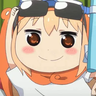 🍕 Umaru Doma Himouto! Umaru-chan anime, cute, funny, character, umaru telegram sticker