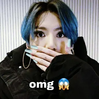 😳 omg scioccata, donna, sorpresa, oddio, espressione, faccia telegram sticker