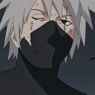 😒 Kakashi Hatake Naruto какаши, наруто, аниме, манга, ниндзя, какаши хатаке telegram sticker