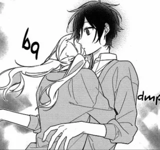 🍭 ba Anime, Casal, Romance, Abraço, Mangá whatsapp sticker