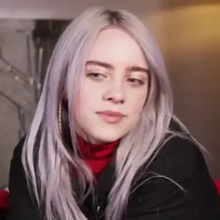 💧 Billie Eilish คนดัง, ป๊อปสตาร์, นักร้อง, นักดนตรี, Billie Eilish telegram sticker