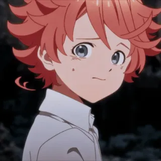 ⛓ Emma The Promised Neverland Anime, The Promised Neverland, Emma, Personaje, Manga telegram sticker