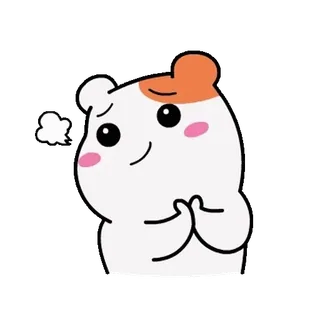💬 fofo, animal, hamster, kawaii, personagem, desenho animado telegram sticker