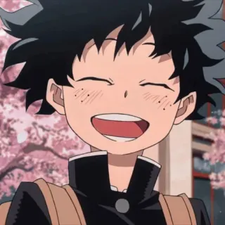 🥦 Izuku Midoriya My Hero Academia อนิเมะ, การ์ตูน, เด็กผู้ชาย, ยิ้ม, มังงะ, มายฮีโร่ อคาเดเมีย, อิซึคุ มิโดริยะ, เดกุ telegram sticker
