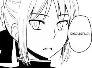 🤢 DISGUSTING. animé, manga, dégoûté, expression telegram sticker