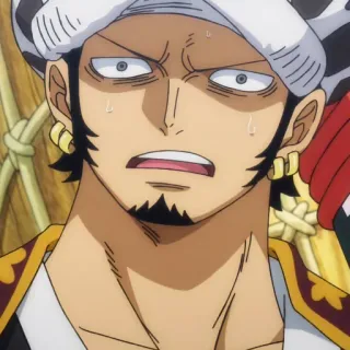 🫀 Trafalgar Law One Piece Anime, One Piece, Trafalgar Law, Pirat telegram sticker