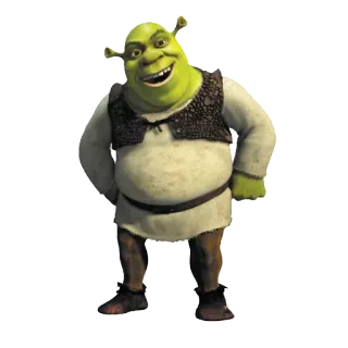 🎃 Shrek Oger, animiert, Film, Dreamworks, lustig, Charakter, grün whatsapp sticker