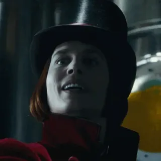 🎩 Willy Wonka Charlie and the Chocolate Factory Willy Wonka, Schokolade, Fabrik, Süßigkeiten, Film, Figur telegram sticker