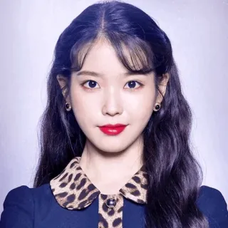 ✨ IU kpop, sänger, promi, schauspielerin, koreanisch, frau, dame, porträt telegram sticker