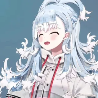 💦 Kobo Kanaeru Anime, Vtuber, Kobo Kanaeru, Personaggio, Cartone animato telegram sticker