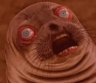 😡 seal screaming seal meme telegram sticker