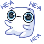 🙅‍♂ Cartone animato, Carino, Personaggio, Creatura, Animazione telegram sticker