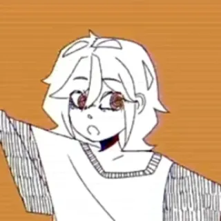 ➡️ anime, character, drawing telegram sticker
