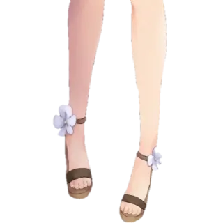👙 heels, shoes, legs, sandals, footwear, fashion whatsapp sticker