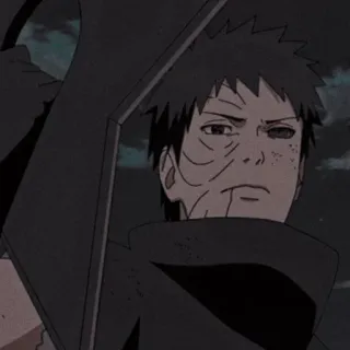 🕷 Obito Uchiha Naruto anime, obito, uchiha, ninja, weapon, war telegram sticker