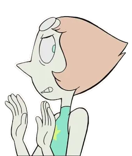 😓 Pearl Steven Universe การ์ตูน, ตัวละคร, รายการทีวี, แอนิเมชั่น, เพิร์ล, สตีเวน ยูนิเวิร์ส telegram sticker