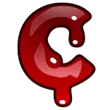 Bloody Font Emoji telegram emojis 🩸