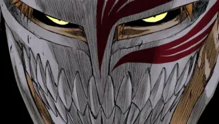 👹 Ichigo Kurosaki Bleach Anime, Manga, Demone, Hollow, Maschera, Ichigo, Kurosaki telegram sticker